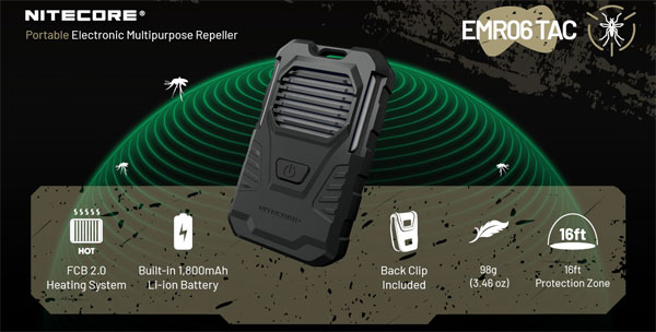 Repellenti per Insetti Nitecore